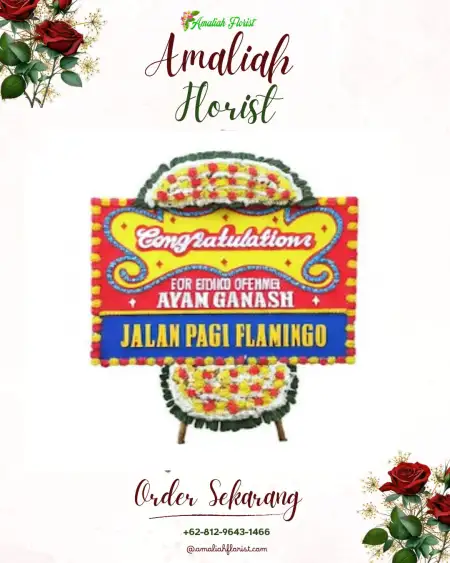 Sewa Papan Bunga Megal
